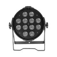Projecteurs LED Par 12x10W RGBW 4-en-1 avec châssis en aluminium, DMX512/Auto Run/Master/Slave/Contrôle à distance, Fréquence 1-30Hz