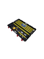 Laser de pose de câbles à fibres optiques pour l'installation aérienne avec double bobine