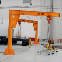 Grue à flèche rotative électrique 180 ° /360 °   Palans à bras oscillants pour usine