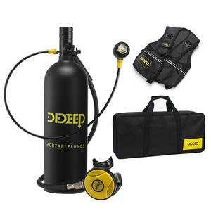 Prix d'usine DIDEEP, bouteille d'air de plongée sous-marine de 2 L, 20 à 30 minutes sous l'eau, avec sac portable - Product Image 1