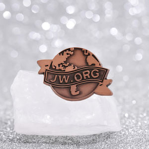 Sming Pins JW ORG monograma esmalte Pins insignias solapa Pins broches mujeres hombres joyería accesorios para regalos - Product Image 3