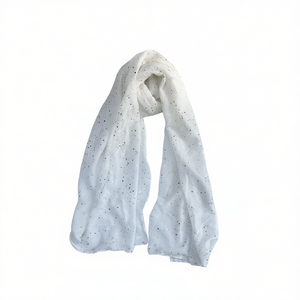 Sciarpa Lunga in Cotone TR con Lamina Argentata Angelina 70x180cm - Product Image 1