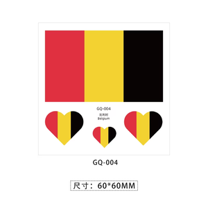 Hot 36 Pays Drapeau Visage <span class=keywords><strong>Tatouages</strong></span> Autocollants Patriotiques Temporaires en Stock Autocollant De Tatouage - Product Image 3