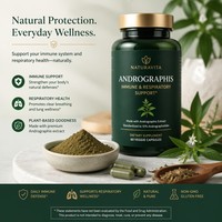 Extrait de feuilles d'Andrographis Paniculata en poudre, qualité alimentaire, blanc, 10% 50% Andrographolide, à base de plantes naturelles
