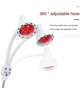 Lâmpada de Aquecimento Elétrica Multifuncional de Terapia Física Infravermelha com Ângulo Ajustável de 360 Graus e Base de Injeção de Água em Plástico e Metal - Product Image 5