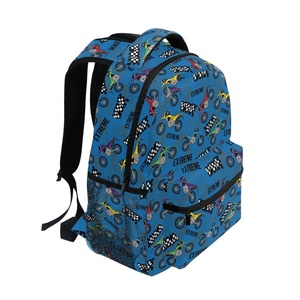 2025 New Arrivals Trending Custom Fashion Cartoon Print <b>Lightweight</b> Book Bag School <b>Backpack</b> with Zipper Closure - Product Image 2