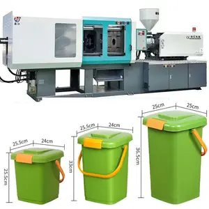 240L trash bin making machine 1800t two-platen injection molding machine with servo motor