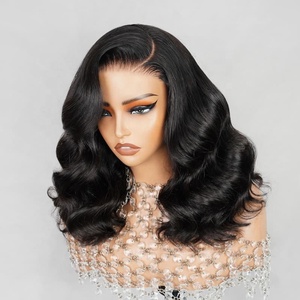 Couche <span class=keywords><strong>coupe</strong></span> <span class=keywords><strong>de</strong></span> <span class=keywords><strong>cheveux</strong></span> 6x5 HD péruvienne avant <span class=keywords><strong>de</strong></span> lacet perruque brésilienne suisse fermeture dentelle frontale perruques <span class=keywords><strong>de</strong></span> <span class=keywords><strong>cheveux</strong></span> humains pour les femmes noires - Product Image 2