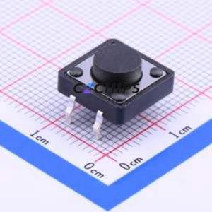 K2-1103DP-D4SW-04 Tactile Switch Through hole-4P,12x12mm Switch Single Pole Single Throw Round Button 2.5N Through Hole - Product Image 1