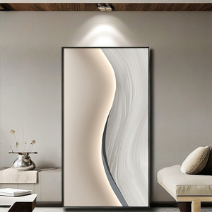 Lukisan Dinding Abstrak Modern Sederhana Elegan Mewah untuk Ruang Tamu, Sofa, Latar Belakang, Pintu Masuk, dan Koridor - Product Image 5
