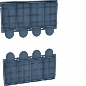 Piastre di Isolamento Posteriori Hager per Hyw022h H3 X630 H3+ P630, Larghezza 9 cm, Altezza 13,5 cm, Profondità 23,5 cm - Product Image 1