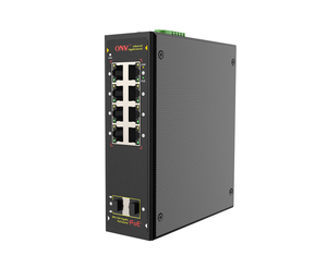 1 commutateur remplace 9 boîtiers : PoE+ industriel 8 ports avec 2 SFP |   8x30W, 120W/240W |   Nettoyez votre armoire, réduisez vos coûts - Product Image 1