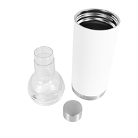 Refroidisseur de vin isolé bouteille refroidisseur de vin bouche plus large et petite bouche toute la journée bouteille d'eau mince pour voyage et salle de sport