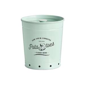Zeller Present Vorratsdose Kartoffel Metall Ø 16cm 19,7x21,5cm menthe - Product Image 1
