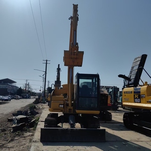 Excavadora Komatsu PC70 de segunda mano importada de Japón, disponible en stock. Excavadora hidráulica de cadenas Komatsu PC70-8 a bajo precio. - Product Image 4