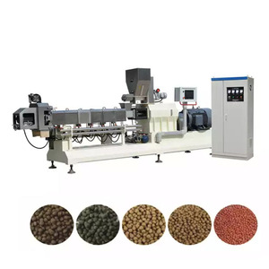 Machine extrudeuse de nourriture pour poissons flottante à sec, installation d'extrusion de nourriture aquatique à double vis, machine de traitement de nourriture pour poissons - Product Image 3