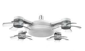 2025 mới 3/4 Blade LED ánh sáng có thể gập lại Drone hình điều khiển từ xa nhà hàng fan hâm mộ Đèn trần fan hâm mộ đèn sản phẩm - Product Image 2