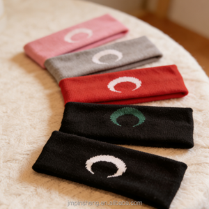 Joli Bandeau en Coton Tricoté en Forme de Croissant de Lune, Doux et Hypoallergénique, Idéal pour les Cheveux, Cadeau Parfait pour Petite Amie, Amies, Usage Quotidien, Soins de la Peau, SPA - Product Image 6