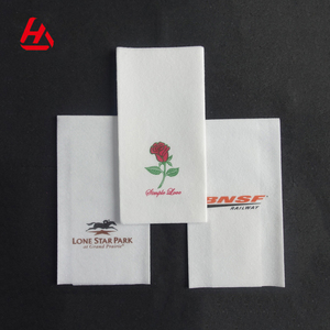 Offre Spéciale Haute Qualité Serviettes Avec Logo Imprimé Vergé Hôtel Serviette En Papier - Product Image 1