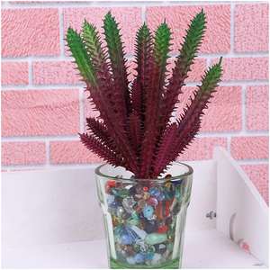 Planta Artificial de PVC, Bonita, Casi Natural, Ecológica, de Alta Calidad, Ramo de Decoración Navideña China, Miniatura para el Hogar - Product Image 1