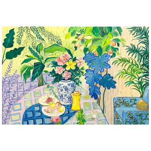 Pintura Decorativa Abstracta de Plantas al Óleo sobre Lienzo, Estilo <span class=keywords><strong>Matisse</strong></span>, de Alta Gama, Enmarcada, para Sala de Estar, Comedor, Entrada, Nicho, Arte para Colgar en la Pared - Product Image 4