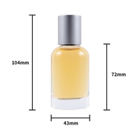 Botol Parfum Kosong Kaca Mewah Isi Ulang 50ml Grosir Custom 30ml Botol Parfum Fancy