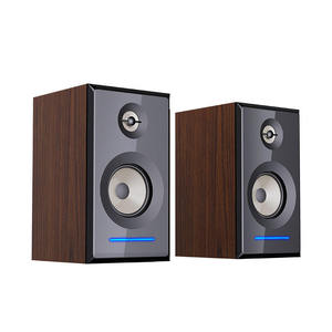 Altavoces de Estantería con Monitor Bluetooth Activo Estéreo 2.0 de 20 Vatios RMS con Carcasa de Madera, LED y Entrada de Audio Auxiliar y USB - Product Image 2
