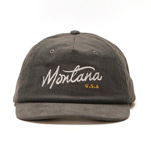 Gorras de Pana Gris Personalizadas con Cierre a Presión, 5 Paneles, Logotipo Bordado, Gorras Desestructuradas - Product Image 2