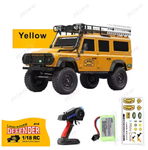 Voiture télécommandée RC MN 111, modèle Crawler MN111, kit 1:18, assemblé, RC pour adultes, professionnel, 4x4, tout-terrain, lumières LED, carrosserie en métal, jouet - Product Image 1