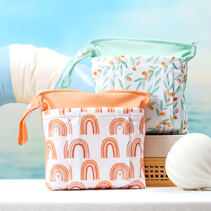 Felice flauto personalizzato stampa lavabile borsa per bambini pannolini di stoffa portatile a secco/umido borsa per il trucco dell'<span class=keywords><strong>asilo</strong></span> - Product Image 1