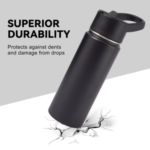 Botella de Agua de Acero Inoxidable con Aislamiento al Vacío de Triple Pared, Tapa con Pajita Abatible, Resistente a Caídas, Mantiene el Calor por 12H y el Frío por 24H, a Prueba de Fugas, Termo Deportivo - Product Image 3