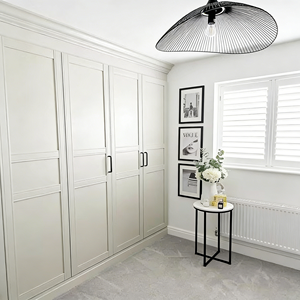 Armarios de Madera Contrachapada Blanca Mate, Muebles de Dormitorio de Estilo Francés que Mejoran la Función de Almacenamiento y la Estética del Dormitorio - Product Image 3