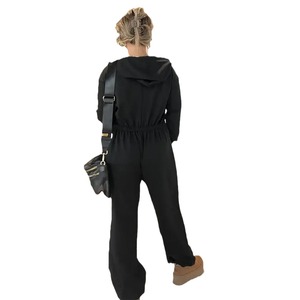 Nuevo Mono de Otoñ<span class=keywords><strong>o</strong></span> Invierno, Informal, a la Moda, de Color Sólido, con Capucha, para Mujer - Product Image 5