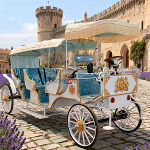 Carruaje Eléctrico de Paseo Tipo Princesa para Bodas, Carruaje Real para Bodas en Venta, Vehículo Eléctrico - Product Image 5