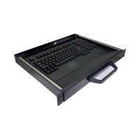 Usine en gros personnalisé 1U4U2U bureau bureau contrôle industriel clavier d'ordinateur embarqué casier clavier d'ordinateur personnel