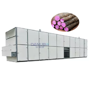 High Output Root Vegetable Sweet Yam Continuous Dryer Purple Yam Mesh Belt Dryer Equipment for Sale - Product Image 1