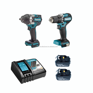 Kit Combinado Inalámbrico <span class=keywords><strong>de</strong></span> 18V LXT con <span class=keywords><strong>Llave</strong></span> <span class=keywords><strong>de</strong></span> <span class=keywords><strong>Impacto</strong></span> y Taladro Atornillador, Juego <span class=keywords><strong>de</strong></span> Herramientas Eléctricas para Construcción y Reparación Automotriz - Product Image 1