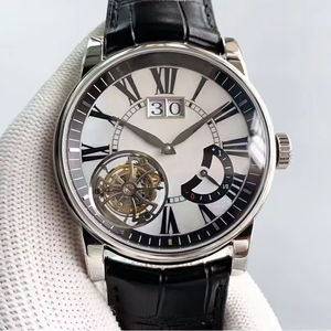 Montre chronographe mécanique en or 18 carats de qualité supérieure avec mouvement automatique, grand cadran, personnalisation du logo OEM - Product Image 1