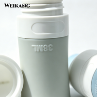 Flacon applicateur en silicone personnalisé pour le cuir chevelu, applicateur d'huile capillaire, emballage cosmétique souple en PE, OEM ODM