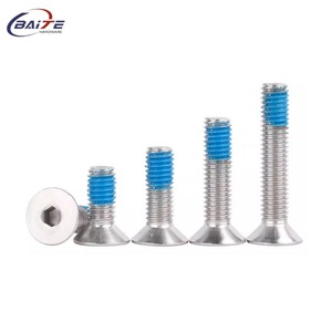 Nylon Patch Screw M6 Hex Socket <strong>Countersunk</strong> Screws Stainless Steel Flat Head Screw - Product Image 5
