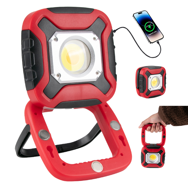The Multi-functional Magnetic Work Light, Car Maintenance LED Light, Charging and Inspection Light Can Be Carried Hand in Hand