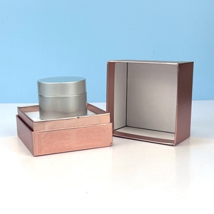 Cajas de Papel para Frascos de Vidrio con Logotipo Personalizado, Cajas de Embalaje Cuadradas para Cosméticos para Pequeñas Empresas, Frascos para Velas con Tapa y Cajas de Embalaje - Product Image 4