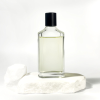 Flacon d'huile essentielle rectangulaire unique avec pompe atomiseur, flacons vaporisateurs, conteneur cosmétique, flacon de parfum de 100 ml avec boîte