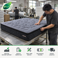 Matelas en mousse à mémoire de forme souple grande taille (King, Queen, Full) avec mousse de confort extra épaisse, emballé sous vide pour le mobilier