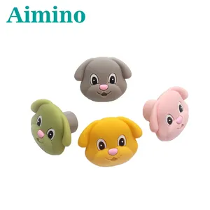 AIMINO ABS彩色硅胶儿童安全旋钮儿童卡通家具拉柜式旋钮 & 手柄