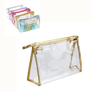 PVC Toiletry <b>Bag</b> Waterproof Plastic <b>Transparent</b> Travel Cosmetic Toiletry <b>Makeup</b> <b>Bag</b> Organizer Pouch <b>Bag</b> RTS Bulk Mixed Order - Product Image 2