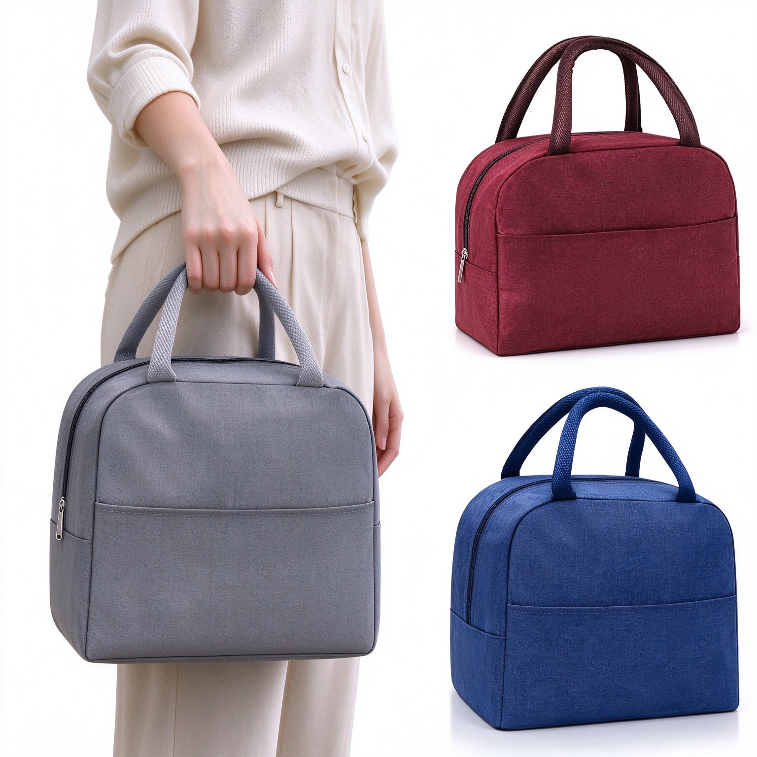 Large Capacity Waterproof Cooler Bag for Picnics Hiking Food