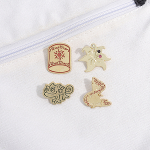 เข็มกลัดโลหะรูปดวงอาทิตย์รูปกบแบบเรียบง่ายและอเนกประสงค์สำหรับเป็นของขวัญสำหรับสัตว์ทั้ง<span class=keywords><strong>ชาย</strong></span>และหญิง - Product Image 2