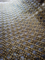 Maille architecturale tissée en fil métallique plat pour balustrade de balcon moderne