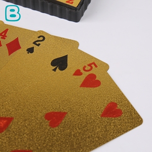 Bán buôn tùy chỉnh sang trọng in ấn tín dụng chất lượng cao thẻ tạo ra riêng lá vàng thẻ cho vui gia đình Đảng trò chơi - Product Image 2